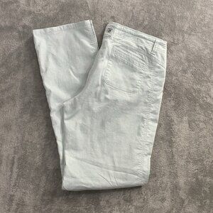 Kuhl Cabo Pants Womens 12 Long Linen Blend Casual Outdoor Hiking Gorpcore Mint